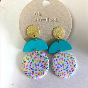 Oh so refined earrings. New. Never worn.